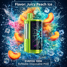 Load image into Gallery viewer, EVRFOG 100K Refillable Disposable POD