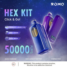 Load image into Gallery viewer, ROMO Hex KIT 50K