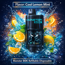 Load image into Gallery viewer, Monster 80K Refillable Disposable

