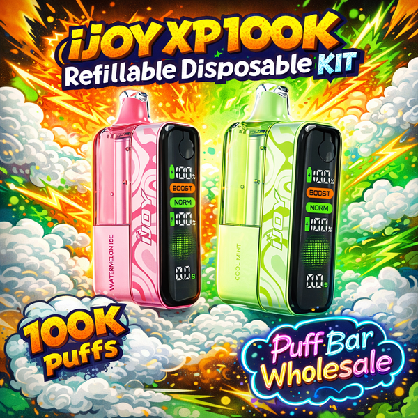 iJoy XP 100K Refillable Disposable KIT TEXAS COMPLIANT
